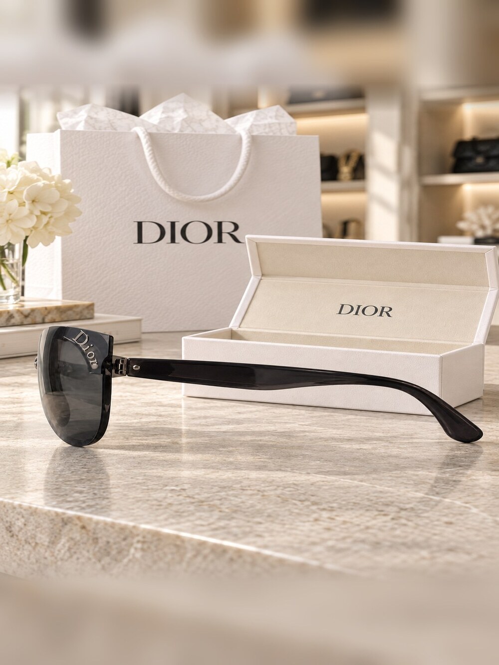 Dior Smoke Cat Eye Sunglasses - Picture 3 of 6